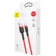 Кабель Baseus Cafule USB-Lightning, 1м Red-Red (CALKLF-B09) - изображение 2