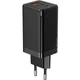 Зарядний пристрій 1USB + 2Type-C Baseus GaN2 Pro Quick Charger 65W CCGAN2P-B01 Black - зображення 1
