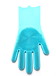 Силіконові багатофункціональні рукавички для миття та чищення Magic Silicone Gloves Бірюза - зображення 8