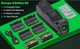 Док-станция BEBONCOOL + 2 аккумулятора 2555 mAh для геймпадов Xbox One (S/X) / Elite / Series (S/X) Black - изображение 8