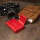 Визитница кожаная Grande Pelle leather-11412 Красная - изображение 10