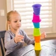 Тактильная игрушка Fat Brain Toys Suction Kupz Мягкие чашки 6 шт. (F183ML) - изображение 2