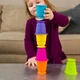 Тактильная игрушка Fat Brain Toys Suction Kupz Мягкие чашки 6 шт. (F183ML) - изображение 3