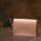 Жіноча сумка шкіряна Grande Pelle leather-11435 Рожева - изображение 8
