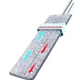 Швабра лентяйка с вертикальным отжимом flat mop и поворотом на 360 градусов с микрофибрами - изображение 5