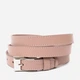 Женский ремень кожаный Grande Pelle leather-11448 125 см Розовый - изображение 1