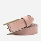 Женский ремень кожаный Grande Pelle leather-11448 125 см Розовый - изображение 2