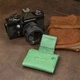 Портмоне кожаное Grande Pelle leather-11458 Зеленое - изображение 9