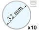 Kammer, 2021, Капсула Стандартная 32 мм, 10 штук - зображення 2