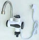 Проточный электрический кран водонагреватель мгновенного нагрева воды Delimano Water Heater RX-014 для умывальника или кухни 3 кВт c LCD экраном нижнее подключение White - изображение 1