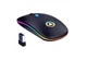 Беспроводная мышь FlyBat A2 Черная 1600 dpi RGB с подсветкой - изображение 2
