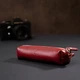 Ключница кожаная Grande Pelle leather-11341 Красная - изображение 5