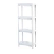 Этажерка 4-х-ярусная MBM HOME FH-22/4 WHITE пластиковая белая - изображение 2