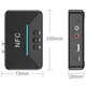 Аудіо приймач Bluetooth 5.0 з NFC U&P BT200 Black (BT200b) - зображення 5