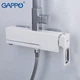 Душевая система Gappo G2417-8, излив - переключатель на лейку, белый/хром - изображение 3