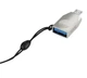 Переходник HOCO Micro USB-USB OTG UA10 silver/white - изображение 2
