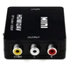 Конвертер адаптер HDMI на RCA AV тюльпани Noname HDMI2AV чорний - зображення 3