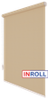 Ролета тканевая INROLL Есо-Mini 90х185 см Camila Маккофе A605 - изображение 2