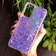 Чехол Glitter для Xiaomi Redmi Note 12S бампер силиконовый аквариум Фиолетовый - изображение 2