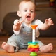 Пирамидка-спиннер Fat Brain Toys MiniSpinny тактильная (F134ML) - изображение 5