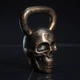 Гиря 18 кг Череп Human skull дизайнерская гиря на подарок - изображение 5