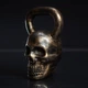 Гиря 18 кг Череп Human skull дизайнерская гиря на подарок - изображение 4