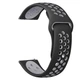 Ремешок для Amazfit BIP | Bip Lite | Bip U / Pro/ Mini | GTS | GTS 2 /3 | Gtr 42mm силиконовый 20мм перфорированный Черно Серый BeWatch (1010114) - изображение 3