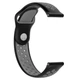 Ремешок для Amazfit BIP | Bip Lite | Bip U / Pro/ Mini | GTS | GTS 2 /3 | Gtr 42mm силиконовый 20мм перфорированный Черно Серый BeWatch (1010114) - изображение 4