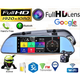 Видеорегистратор зеркало 7" сенсор, GPS навигатор, WiFi, 8Gb, Android, 3G Full HD DVR D35 / K35 с выносной камерой заднего вида - изображение 1