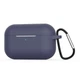 Силиконовый футляр с карабином для наушников AirPods Pro Midnight Blue - изображение 2