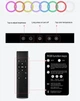 Профессиональная цветная RGB кольцевая LED лампа 55 см со штативом 2м и селфи пультом с сумкой (чехлом) 72 Вт - изображение 6