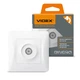 Розетка спутниковая VIDEX Binera белая (VF-BNSK1SATE-W) - изображение 2
