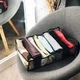 Прозорий органайзер для трусиків та шкарпеток 8 осередків L Pvh-L-black (Чорний) - зображення 2