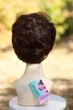 Парик женский из термоволокна Afro beauty короткий пышный каштановый - изображение 2