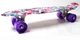Скейтборд Пенни борд Penny Board 22" FLOWERS CHAMOMILE Цветы Светящиеся колеса - изображение 4