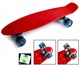 Скейтборд Пенни борд Penny Board 22" RED Красный Светящиеся колеса - изображение 2