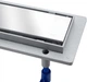 Трап линейный QTAP Dry Tile304-700 с сухим затвором под плитку 700 мм Серый - изображение 2