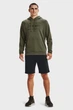 Мужское зеленое худи UA RIVAL FLC SIGNATURE HD Under Armour XL 1366363-390 - изображение 2