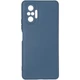 Чехол Fiji Full Soft Premium для Xiaomi Redmi Note 10 Pro силикон бампер Dark Blue - изображение 3