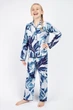 Піжама для дівчинки Cyberjammies Ellie 5818 4-5 yrs/110 см Синій з білим (5051877368057) - зображення 1