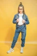 Джинсова куртка A-yugi Jeans 152 см (2125000655185) - зображення 5