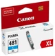 Картридж для Canon PIXMA TS6240 Canon 481 XL Cyan 2044C001 - зображення 2