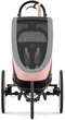 Спортивная прогулочная коляска Cybex Sport Zeno Silver Pink на черном шасси с оранжевыми деталями - изображение 3