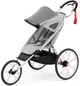 Спортивная беговая прогулочная коляска Cybex Sport Avi Medal Grey на кремовой раме с оранжевыми деталями - изображение 1