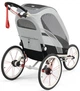 Спортивная прогулочная коляска Cybex Sport Zeno Medal Grey на кремовом шасси с оранжевыми деталями - изображение 4