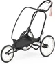 Спортивная прогулочная коляска Cybex Sport Zeno Silver Pink на черном шасси с оранжевыми деталями - изображение 6