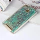 Чехол Glitter для Xiaomi Redmi 3s / 3 Pro Бампер Жидкий блеск Бирюзовый - изображение 2