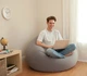 Надувне крісло Intex Beanless Bag з насосом і подушками Сірий 107х104х69 см (IP-172870) - зображення 2