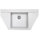 Мойка кухонная Perfelli MAJESTIC TGM 125-96 WHITE - изображение 1