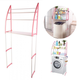 Стелаж для зберігання над пральною машиною Laundry Rack TW-106 Рожевий - зображення 2